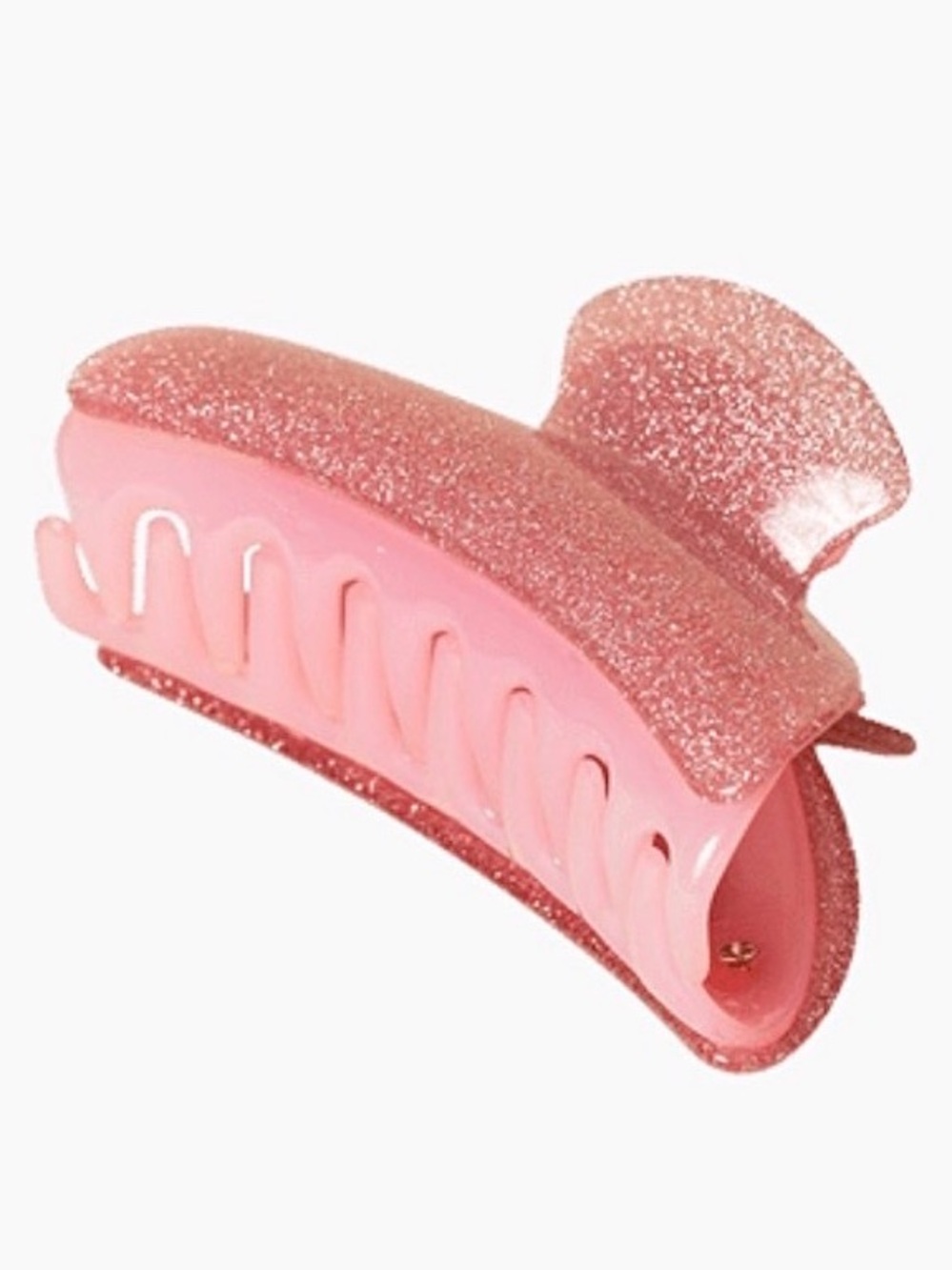 Insert Name Here Hair Pink Glitter Jelly Claw Clip - Non-Slip Extra Durable Clip - Picture 2 of 15